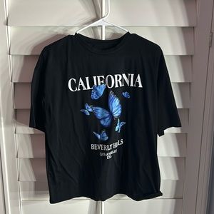 Black graphic t shirt